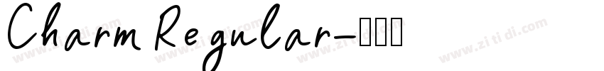 Charm Regular字体转换 Charm Regular字体转换